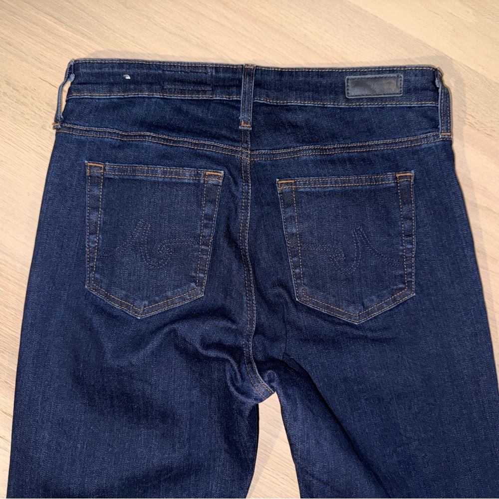 NWOT AG Dark Indigo Blue Farrah Bootcut Jeans 29 - Picture 4 of 11